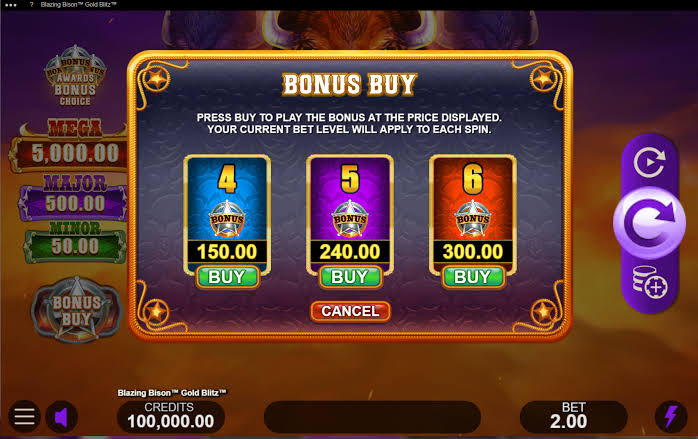 bonus buy slots